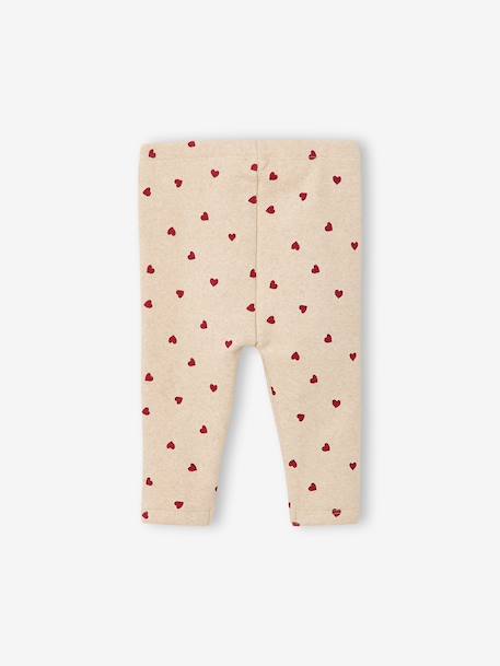Legging bébé fille beige chiné 2 - vertbaudet enfant 