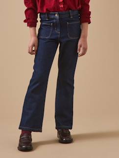 Pantalon flare fille denim  - vertbaudet enfant