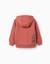Sweat en coton peigné à capuche avec imprimé Blanc+Jaune+Marron 10 - vertbaudet enfant 