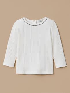 -T-shirt uni fantaisie bébé