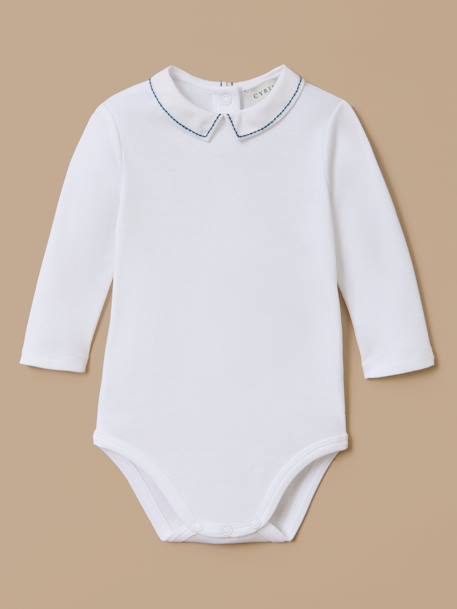 Bébé-Body col droit brodé bébé