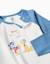 Pyjama en coton à manches longues et imprimé mickey & pluto Bleu 3 - vertbaudet enfant 