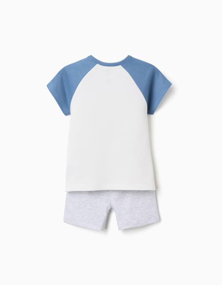 Pyjama short en coton avec mickey & pluto Bleu 2 - vertbaudet enfant 