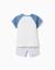 Pyjama short en coton avec mickey & pluto Bleu 2 - vertbaudet enfant 