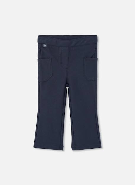 Pantalon fille avec poches Gris 1 - vertbaudet enfant 