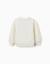 Sweat en coton peigné avec motif art et nature Blanc+Bleu foncé+Marron+Vert clair 2 - vertbaudet enfant 