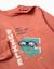 T-shirt en coton à manches longues avec imprimé puzzle Marron 3 - vertbaudet enfant 
