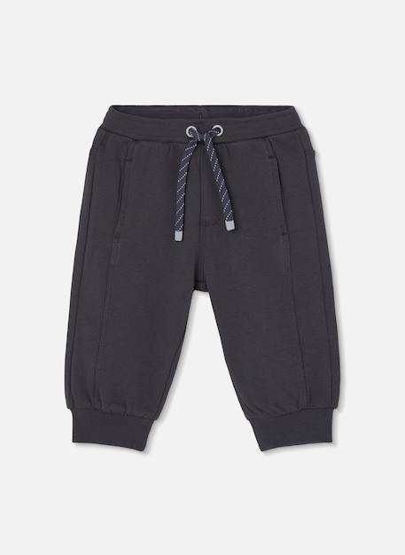 Pantalon garçon en molleton Gris 3 - vertbaudet enfant 