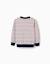 Pull en maille à rayures Bleu foncé+Marron 5 - vertbaudet enfant 