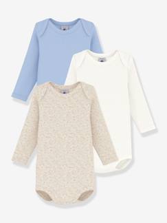 Lot 3 bodies manches longues  - vertbaudet enfant
