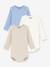 Lot 3 bodies manches longues beige 1 - vertbaudet enfant 