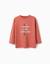 T-shirt en coton à manches longues avec imprimé creative eye Marron 1 - vertbaudet enfant 