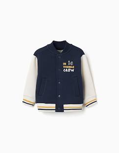 Bébé-Manteau, combipilote, nid d'ange-Blouson bomber en coton peigné avec imprimé