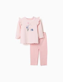 Pyjama en coton à manches longues et imprimé minnie & figaro  - vertbaudet enfant