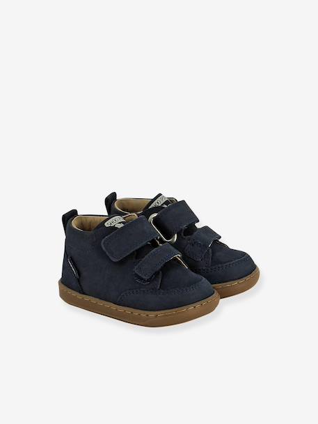 Baskets Bouba Scroll Easy marine+marron 1 - vertbaudet enfant 