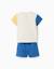 T-shirt + short avec imprimé super friends Bleu 2 - vertbaudet enfant 