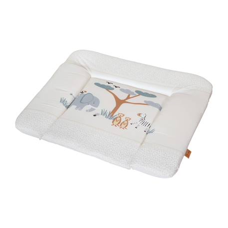 Matelas à langer imprimé Beige+Blanc - Étoiles LITTLE STARS+Blanc - Étoiles STERNENZAUBER+Blanc - gris / lapin miffy+Gris / pois+Vert pastel - woodland buddies 6 - vertbaudet enfant 