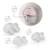 Tire-lait Kinderkraft MAMAFLOW DOUBLE électrique 4 modes mémoire 320 ml compact recharge usb-c 2 coupelles Doré+Rose 12 - vertbaudet enfant 