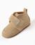 Bottines barefoot en daim et à scratch Beige 4 - vertbaudet enfant 