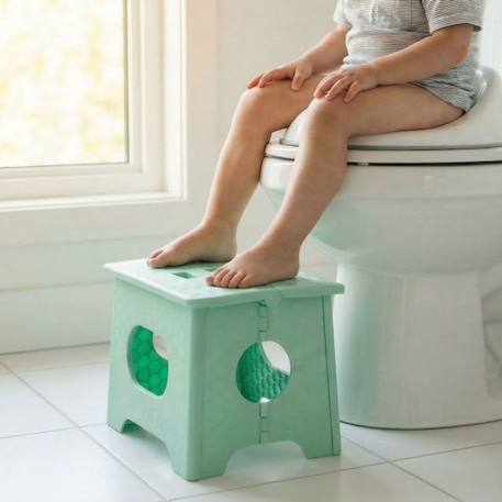 Marche pied step pro Beige+Orange+Vert 14 - vertbaudet enfant 
