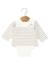 Body manches longues 100% coton bébé mixte Fond naturel raye sable 1 - vertbaudet enfant 
