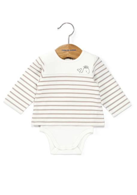 Bébé-Body manches longues 100% coton bébé mixte
