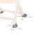 Kit d’Adaptateurs Kinderkraft ENOCK pour Transat CALMEE avec Repose-Pieds de Stabilisation et Fixation Sécurisée Gris 6 - vertbaudet enfant 