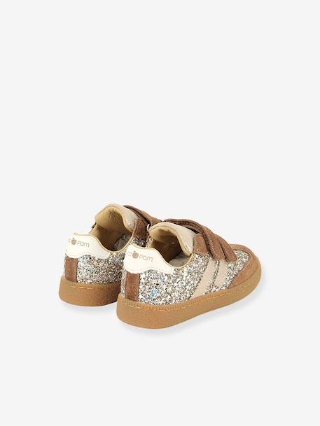 Baskets Yuzu Lo Scratch camel+marine 3 - vertbaudet enfant 