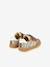 Baskets Yuzu Lo Scratch camel+marine 3 - vertbaudet enfant 