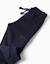 Pantalon de jogging en molleton avec doublure en coton peigné et poches cargo Bleu foncé+Vert clair 4 - vertbaudet enfant 