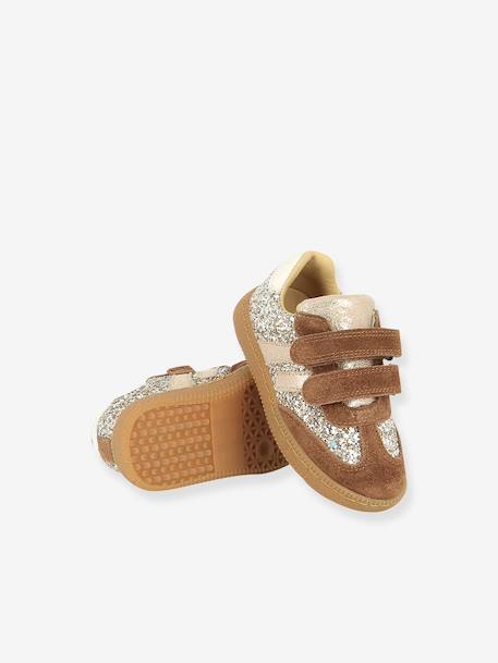 Baskets Yuzu Lo Scratch camel+marine 4 - vertbaudet enfant 