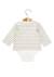 Body manches longues 100% coton bébé mixte Fond naturel raye sable 3 - vertbaudet enfant 