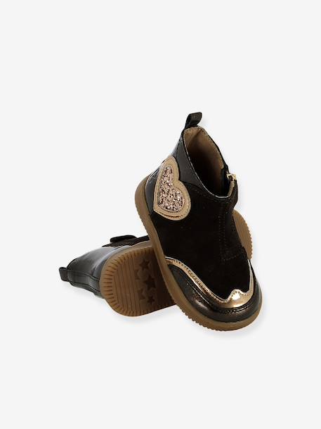Boots Botty Love chocolat 4 - vertbaudet enfant 