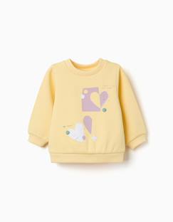 -Sweat en coton peigné avec cœurs imprimés
