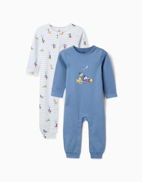 Lot de 2 dors-bien en coton avec mickey  - vertbaudet enfant