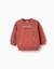 Sweat en coton peigné à imprimé invisible dreamers Marron 1 - vertbaudet enfant 