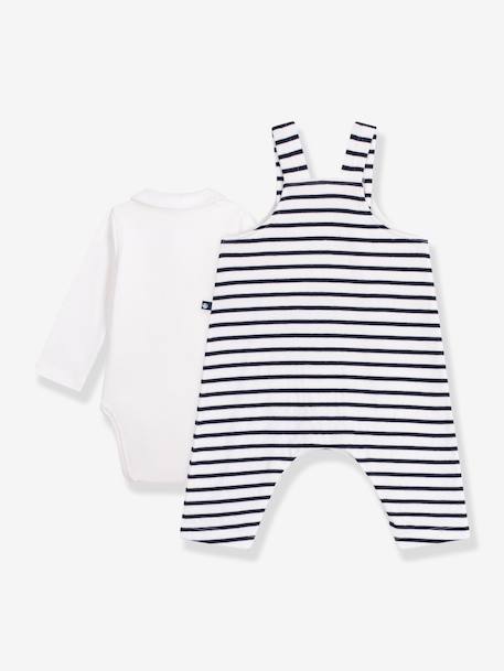 Ensemble salopette et body blanc 3 - vertbaudet enfant 