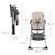 Kinderkraft highchair foldee - chaise de salle à manger pliable Beige+Green+Gris+Vert 6 - vertbaudet enfant 