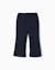 Leggings évasé en coton peigné Bleu foncé+Mauve clair 1 - vertbaudet enfant 