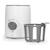 Chauffe-biberon blanc Blanc, gris 3 - vertbaudet enfant 