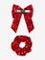 Barrette et chouchou à sequins rouge 2 - vertbaudet enfant 