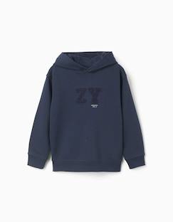Sweat à capuche avec broderie en bouclettes zy  - vertbaudet enfant