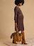 Robe en tricot grossesse et allaitement chocolat+noir 3 - vertbaudet enfant 