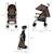 Poussette Parapluie TIK Légère 6,5 kg avec Position Allongée, Roues EVA Amorties et Pliage Compact Beige+Green+Grey+Marron 24 - vertbaudet enfant 