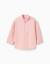 Veste en polaire à col montant Rose clair 1 - vertbaudet enfant 