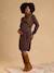 Robe en tricot grossesse et allaitement chocolat+noir 1 - vertbaudet enfant 