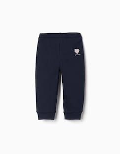Bébé-Pantalon, jean-Pantalon en molleton avec doublure en coton peigné et imprimé cœur