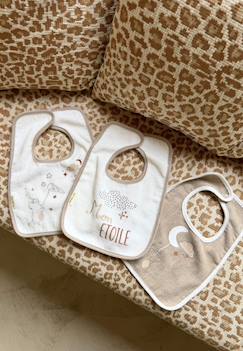 Puériculture-Lot de 3 bavoirs bébé eliah