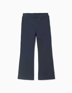 Jegging évasé en coton peigné  - vertbaudet enfant