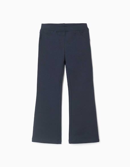 Jegging évasé en coton peigné  - vertbaudet enfant